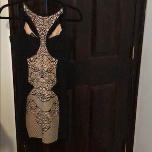 Bebe asymmetrical dress